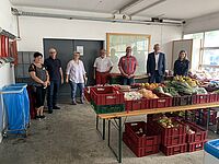 Alois Gerig besucht Tafelladen