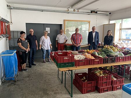 Alois Gerig besucht Tafelladen